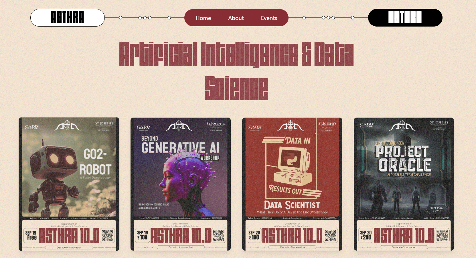 Asthra 10.0 Website