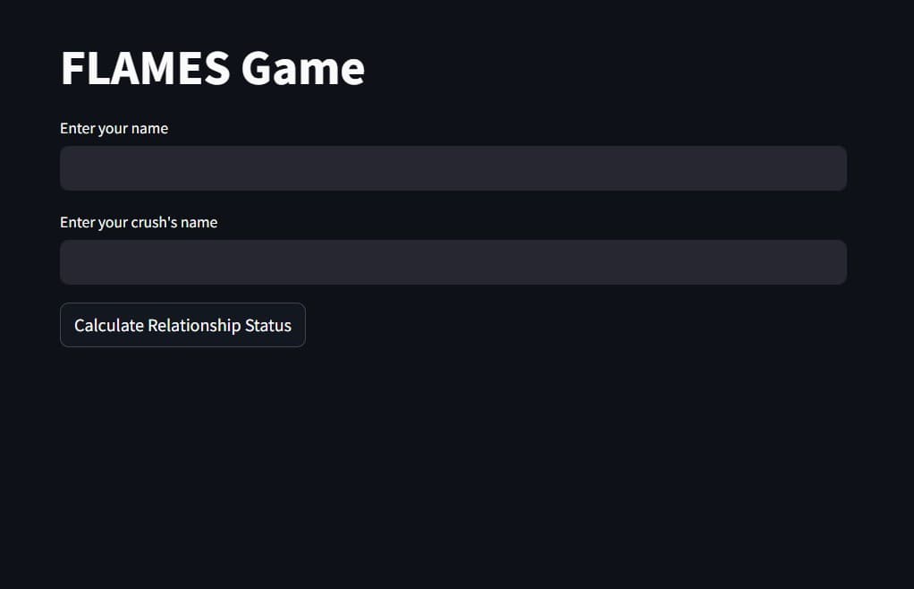 Flames Calculator